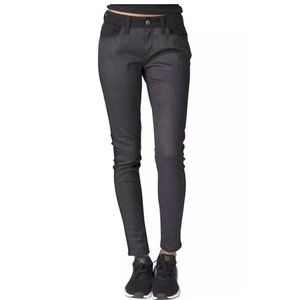 Levi's 535 Super Skinny Black Opal Coated Jeans